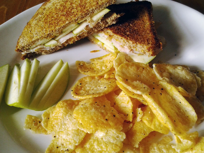 Clean Eating Apple Grilled Cheese